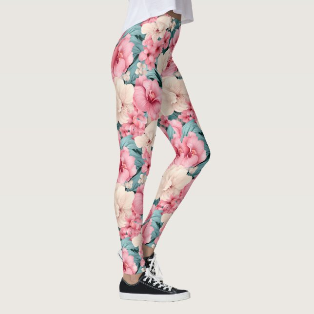 Legging Nº 4 Padrão Floral (Direita)