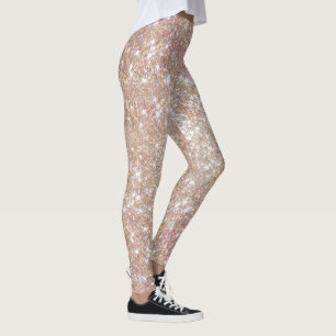 Legging Na moda Champagne Girly Glitter