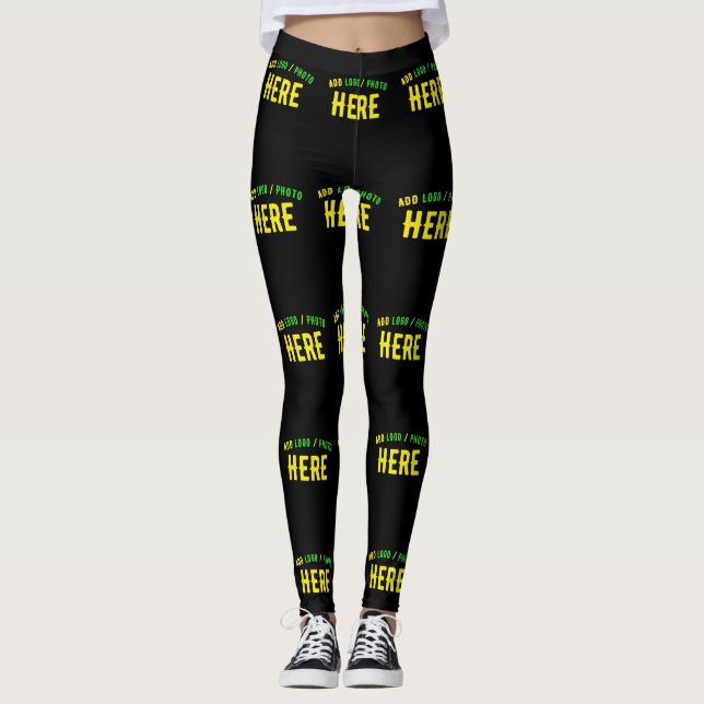 LEGGING NA MODA MODERNO PERSONALIZÁVEL NEGRO VERIFICADO CO (Frente)