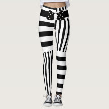 Na moda Personalizado - Black White Stripes e Arco