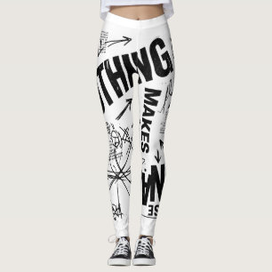 Legging NADA FAZ SENTIDO Declaração Anti Design Brutalis