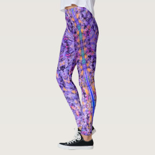 Legging Nadar com coxas de Abstrato Coral