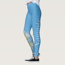 Namaste Refletindo Lotus Flower Sky Blue Yoga