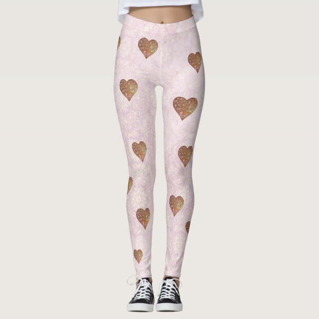 Legging Namorados Bohemian Whimsey 3D (Frente)
