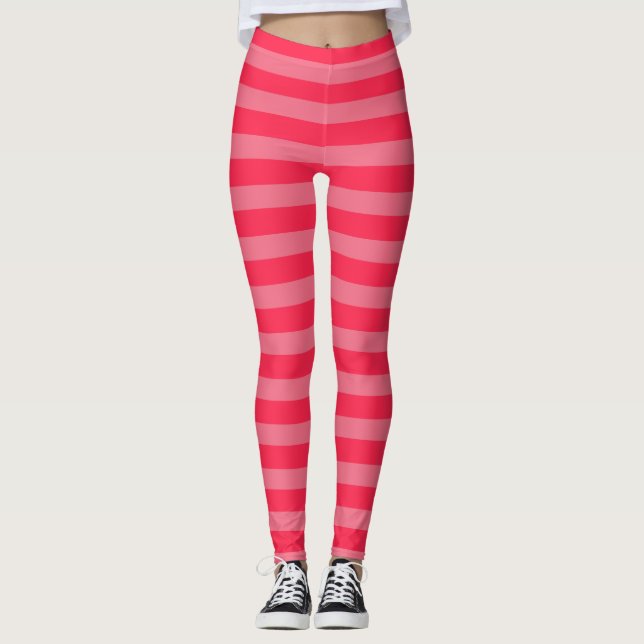 Legging Namorados Rosa de Morango - Greve de Figurino de H (Frente)