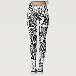 Legging Não é sempre tatuagens polinésios pretos ou