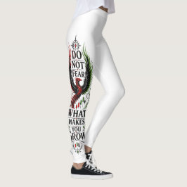 Legging Não Tema o Que Faz Você Crescer Mentalidade de Tra