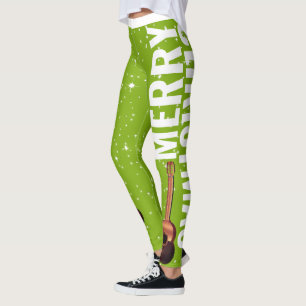 Legging Natal Alegre Estrelado Marac e Quatro (editável)
