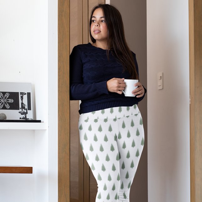 Legging Natal das Árvores da Madeira (Criador carregado)