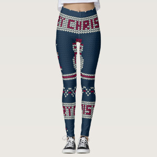 Legging Natal das Leggins, | Pernas de Natal para senhoras