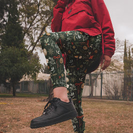 Legging Natal Festivo do Botânico de inverno