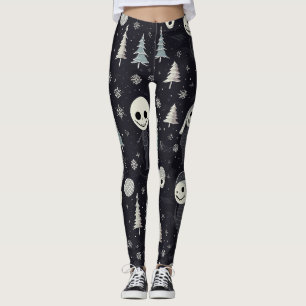 Legging Natal Gótico