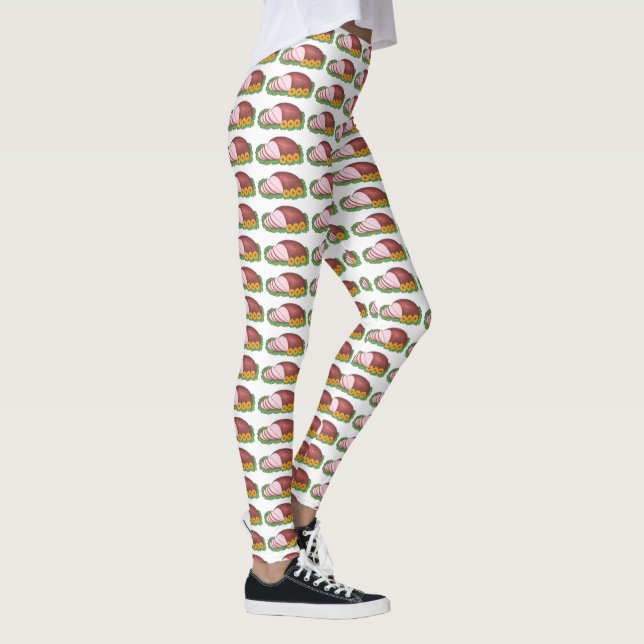 Legging Natal Holiday Ham Janta NovelComida (Direita)