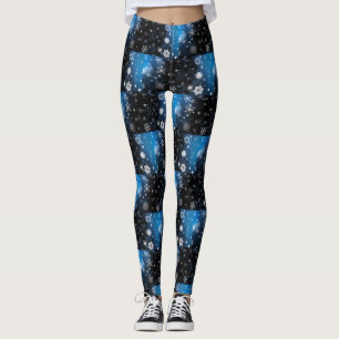 Legging Natal mágico e tranquilo de inverno do SlipperyJoe