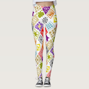 Legging Natal multicolor