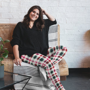 Legging Natal Xadrez Moderno Feliz Alegre Contente