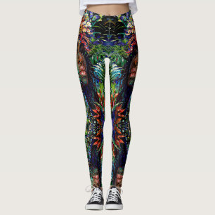 Legging "Nayari" - Espelhamento Da Selva - Mulheres Na Ama