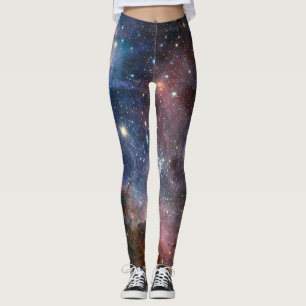 Legging Nebulosa Carina Vermelha e Azul do Telescópio Hubb