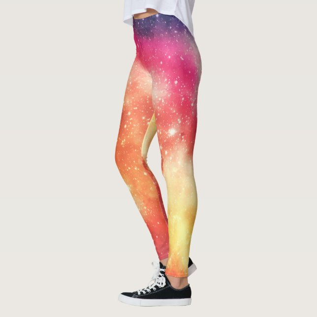 Legging Nebulosa Cósmica Radiante (Esquerda)
