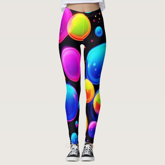 Legging Nebulosa de Bolhas (Frente)