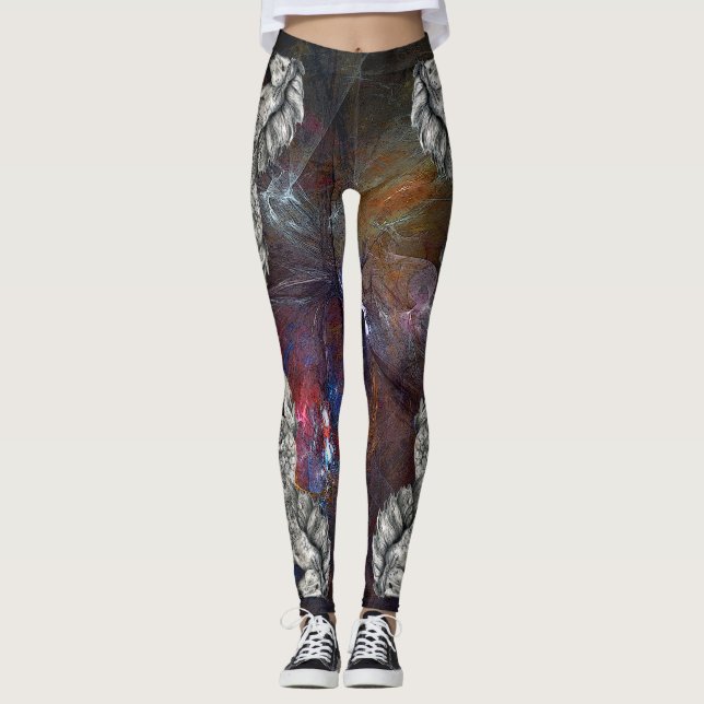 Legging Nebulosa Grá Charismática (Frente)