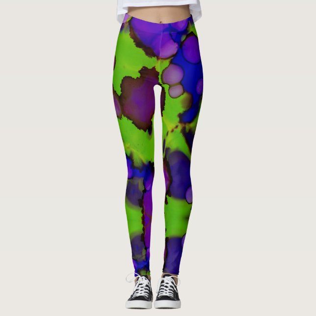 Legging Neon Bloomstorm (Frente)
