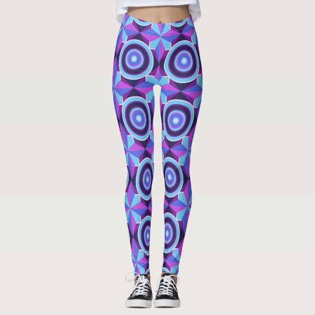 Legging Neon Cyberpunk Mesh (Frente)