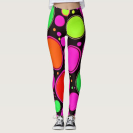 Legging Neon Dot Party