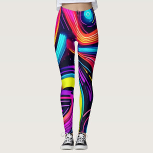 Legging Neon Dreamscape Art