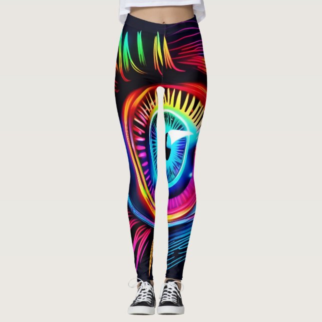 Legging Neon Eye Dream (Frente)