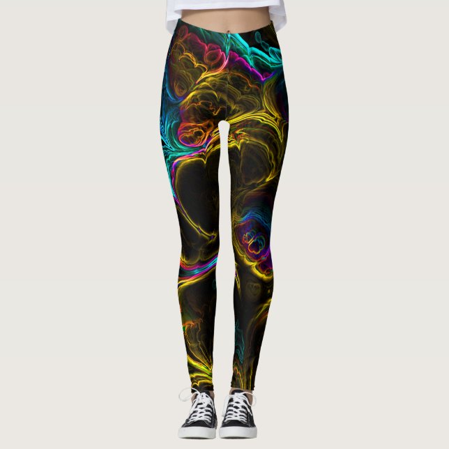 Legging Neon Fractal 1 (Frente)