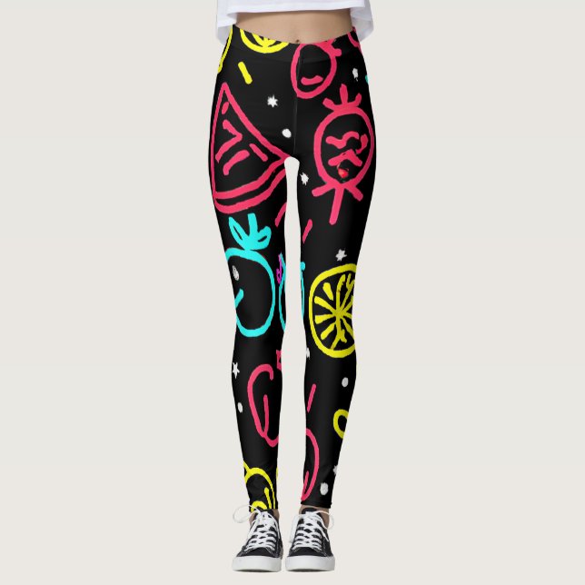Legging Neon Fruta Extravaganza (Frente)