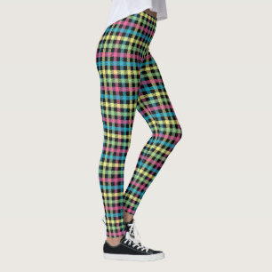 Legging Neon Gingham