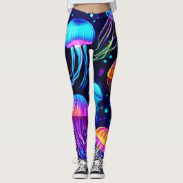 Legging Neon Jellyfish Dreams