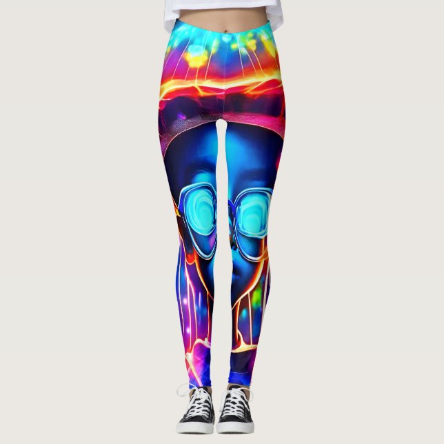 Legging Neon Jellyfish Vision (Frente)
