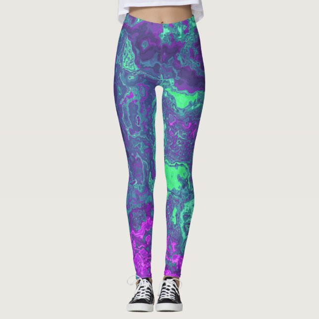 Legging Neon Mármore (Frente)