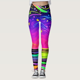 Legging Neon Night Beachscape