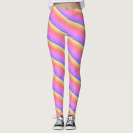 Legging Neon Pink Yellow Purple Lights