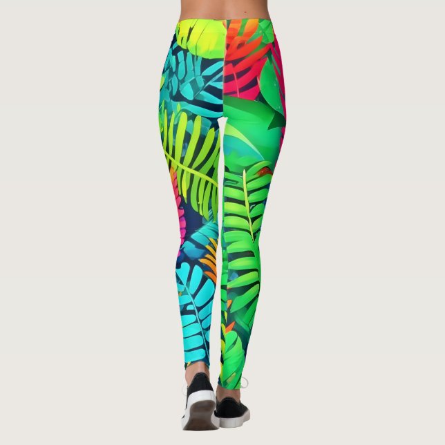 Legging Neon RainForest Fantasy (Verso)