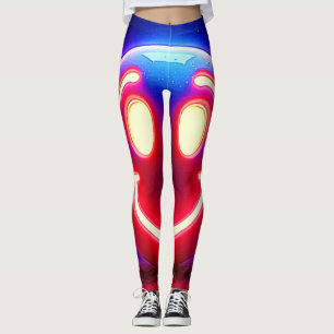 Legging Neon Smile: Feliz Brilho