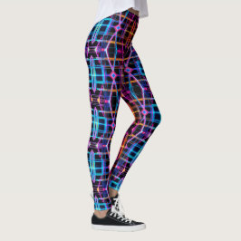 Legging Neon Starburst Kaleidoscope