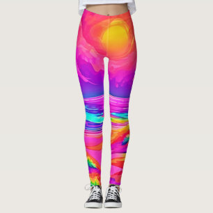 Legging Neon Sun e Beach Bliss