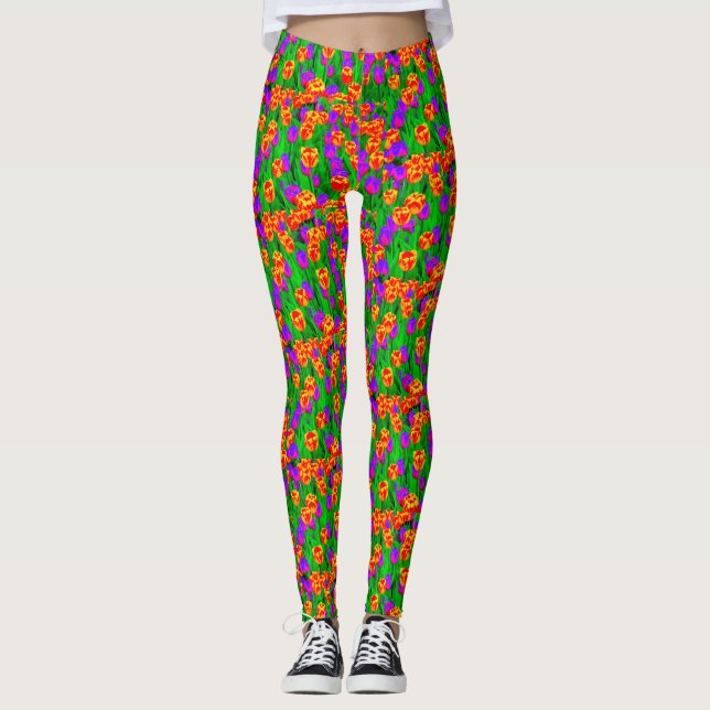 Legging Neon Tulips (Frente)