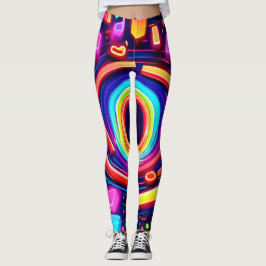 Legging Neon Vortex Odyssey