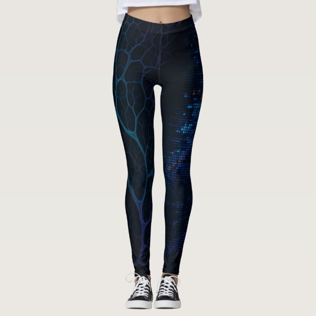 Legging NeoOrganica - Natureza Digital Reimaginada (Frente)