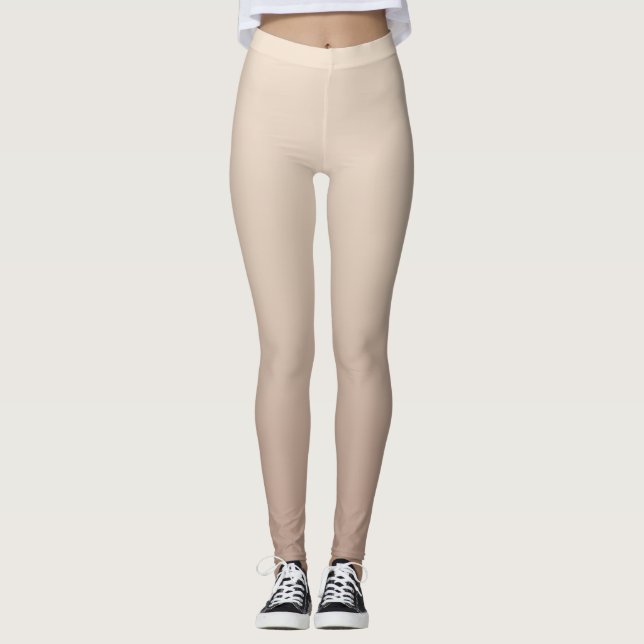 Legging Neutral Beige Taupe Ombre (Frente)