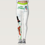 Legging Neve / Floco de neve / Natal branco - (editável)<br><div class="desc">Pensando em uma roupa de Natal? Talvez algo que vai bem com o seu topo e ao mesmo tempo evoca o espírito da estação.</div>