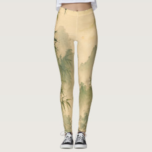 Legging Névoa de bambu salgueiro