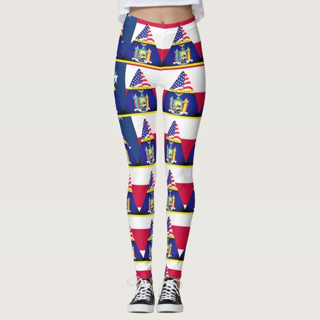Legging New York Patriotic Flag Fun (Frente)