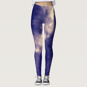 Legging Noite estrelada com galáxia